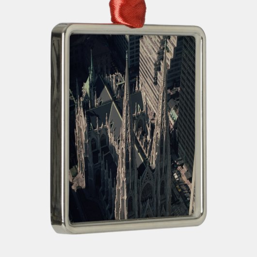 Uitzicht van de kathedraal van St. Patrick Metalen Ornament (Rechts)