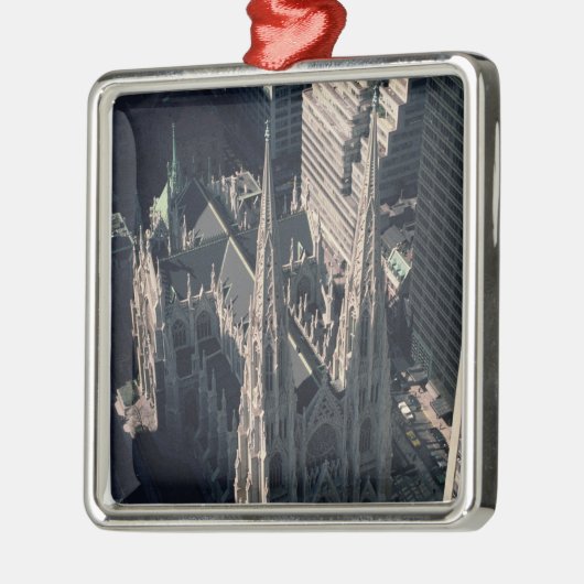 Uitzicht van de kathedraal van St. Patrick Metalen Ornament (Links)