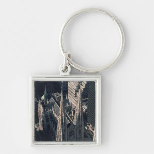 Uitzicht van de kathedraal van St. Patrick Sleutelhanger