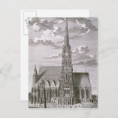Uitzicht van de kathedraal van St. Stephan Briefkaart (Voorkant / Achterkant)