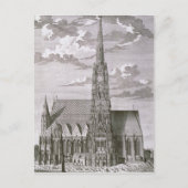 Uitzicht van de kathedraal van St. Stephan Briefkaart (Voorkant)