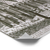 Uitzicht van de kathedraal van St. Stephan Poster (Hoek)