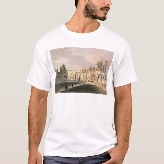 Uitzicht van de kathedralen in het Kremlin van Mos T-shirt (Voorkant)