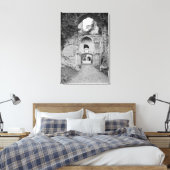 Uitzicht van de kerk, c.1052-67 canvas afdruk (Insitu (Slaapkamer))