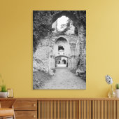 Uitzicht van de kerk, c.1052-67 canvas afdruk (Insitu (Woonkamer))