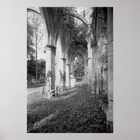 Uitzicht van de kerk, c.1052-67 poster (Voorkant)