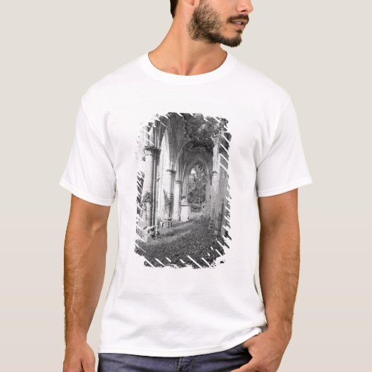 Uitzicht van de kerk, c.1052-67 t-shirt (Voorkant)