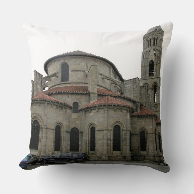 Uitzicht van de kerk (foto) kussen (Voorkant)