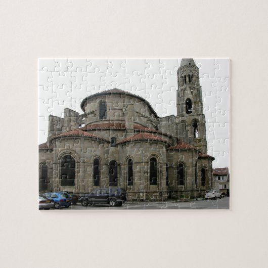 Uitzicht van de kerk (foto) legpuzzel (Horizontaal)