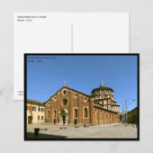 Uitzicht van de kerk Santa Maria delle Grazie - Mi Briefkaart (Voorkant / Achterkant)