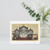 Uitzicht van de kerk van St. Anne Briefkaart (Staand voorkant)