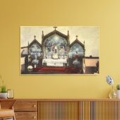 Uitzicht van de kerk van St. Anne Canvas Afdruk (Insitu (Woonkamer))