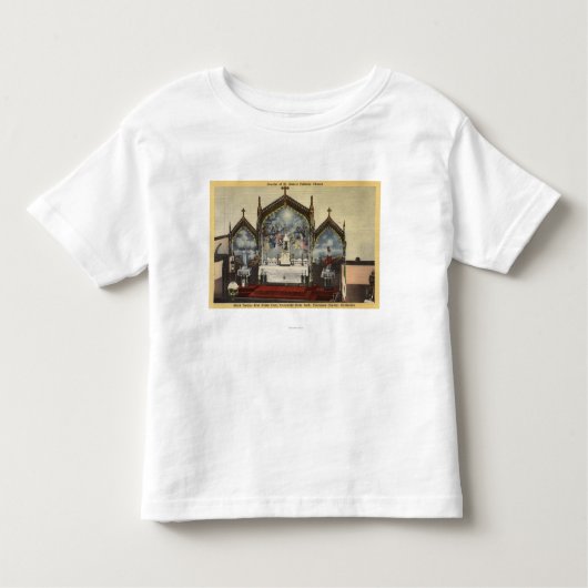 Uitzicht van de kerk van St. Anne Kinder Shirts (Voorkant)