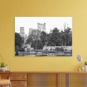 Uitzicht van de kerkbuitenkant, c.1052-67 canvas afdruk (Insitu (Woonkamer))