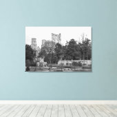 Uitzicht van de kerkbuitenkant, c.1052-67 canvas afdruk (Insitu (Houten vloer))