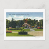 Uitzicht van de Kings Fountain in Washington Park, Briefkaart (Voorkant)