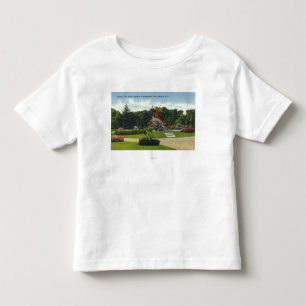 Uitzicht van de Kings Fountain in Washington Park, Kinder Shirts