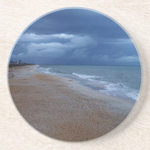 Uitzicht van de Klagler Beach Shoreline Zandsteen Onderzetter