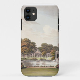 Uitzicht van de koepel, Brighton Pavilion, gegrave iPhone 11 Hoesje