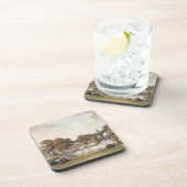 Uitzicht van de koepel, Brighton Pavilion, gegrave Drankjes Onderzetter (Rechterzijde)