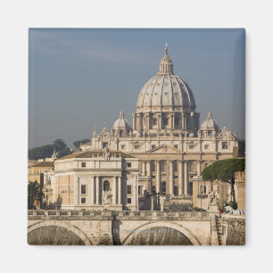 Uitzicht van de koepel van de Sint-Peter Basilica  Magneet