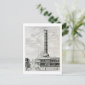 Uitzicht van de Kolom Constantine en de Opdrachtge Briefkaart (Staand voorkant)