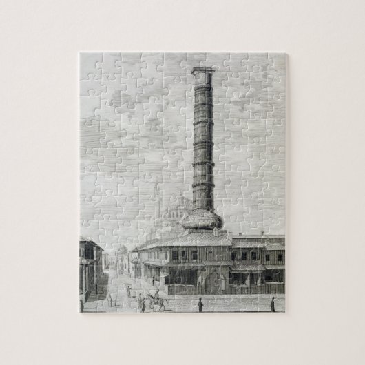 Uitzicht van de Kolom Constantine en de Opdrachtge Legpuzzel (Verticaal)