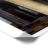 Uitzicht van de kolommen en zinking in de ambulant poster (Hoek)