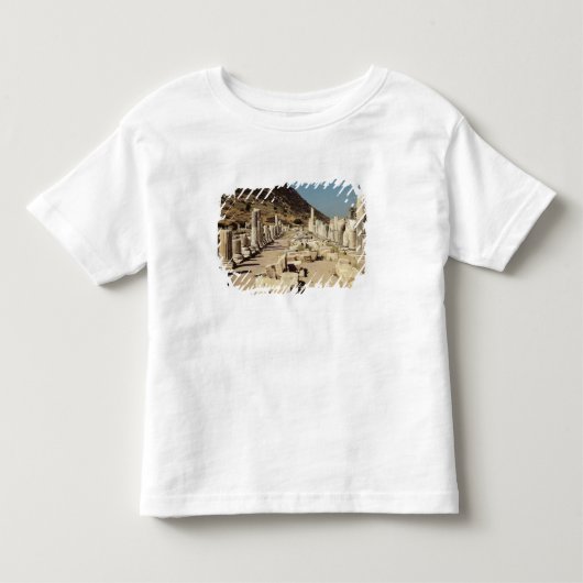 Uitzicht van de kolommen op de Agora van de Bovens Kinder Shirts (Voorkant)