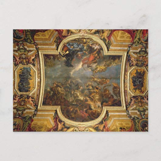 Uitzicht van de koning die Maastricht in 13 dagen  Briefkaart (Voorkant)