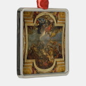 Uitzicht van de koning die Maastricht in 13 dagen  Metalen Ornament (Rechts)