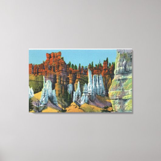 Uitzicht van de koningin canvas afdruk (Voorkant)