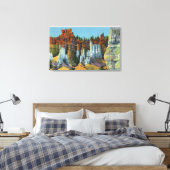 Uitzicht van de koningin canvas afdruk (Insitu (Slaapkamer))