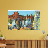 Uitzicht van de koningin canvas afdruk (Insitu (Woonkamer))