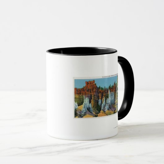 Uitzicht van de koningin mok (Voorkant rechts)