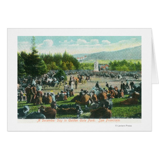 Uitzicht van de Kroaten in het Golden Gate Park in (Voorkant Horizontaal)
