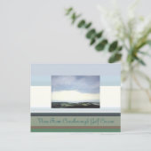 Uitzicht van de kruidengolfroute briefkaart (Staand voorkant)