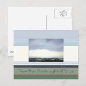 Uitzicht van de kruidengolfroute briefkaart (Voorkant / Achterkant)