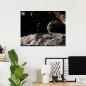 Uitzicht van de Kuipergordel Poster (Thuiskantoor)