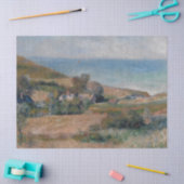 Uitzicht van de kust bij Wargemont, August Renoir Tissuepapier (Craft)