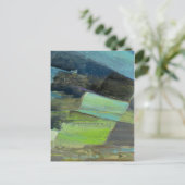 Uitzicht van de kust II | Abstract afdrukken 2 Briefkaart (Staand voorkant)