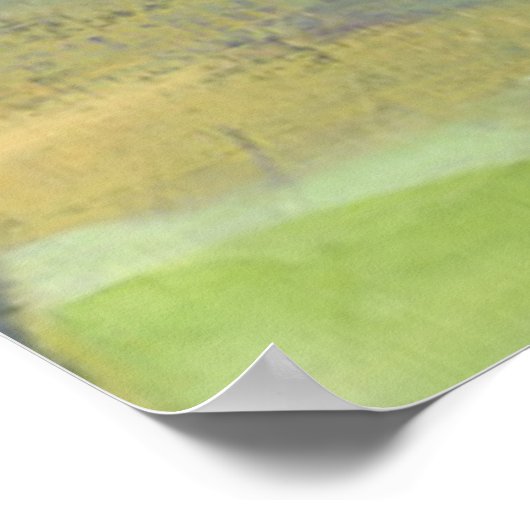 Uitzicht van de kust II | Abstract afdrukken 2 Poster (Hoek)