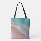 Uitzicht van de kust tote bag (Achterkant)