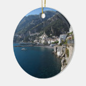 Uitzicht van de kust van Amalfi Keramisch Ornament (Links)