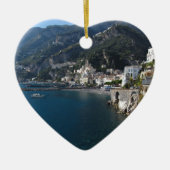 Uitzicht van de kust van Amalfi Keramisch Ornament (Voorkant)