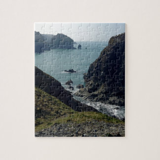 Uitzicht van de kust van Cornish Legpuzzel