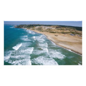Uitzicht van de kust van het Zwarte Zee van Istanb Foto Afdruk (Voorkant)
