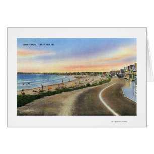 Uitzicht van de lange zanden bij het strand van Yo