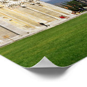 Uitzicht van de Leaning Tower Poster (Hoek)