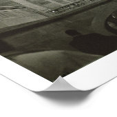 Uitzicht van de lichten (foto) poster (Hoek)